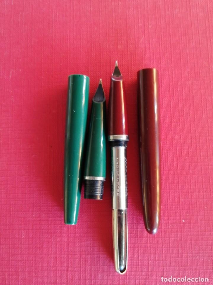 Plumas estilogr&aacute;ficas antiguas: 2 Plumas Estilogr&aacute;ficas Inoxcrom - Foto 5
