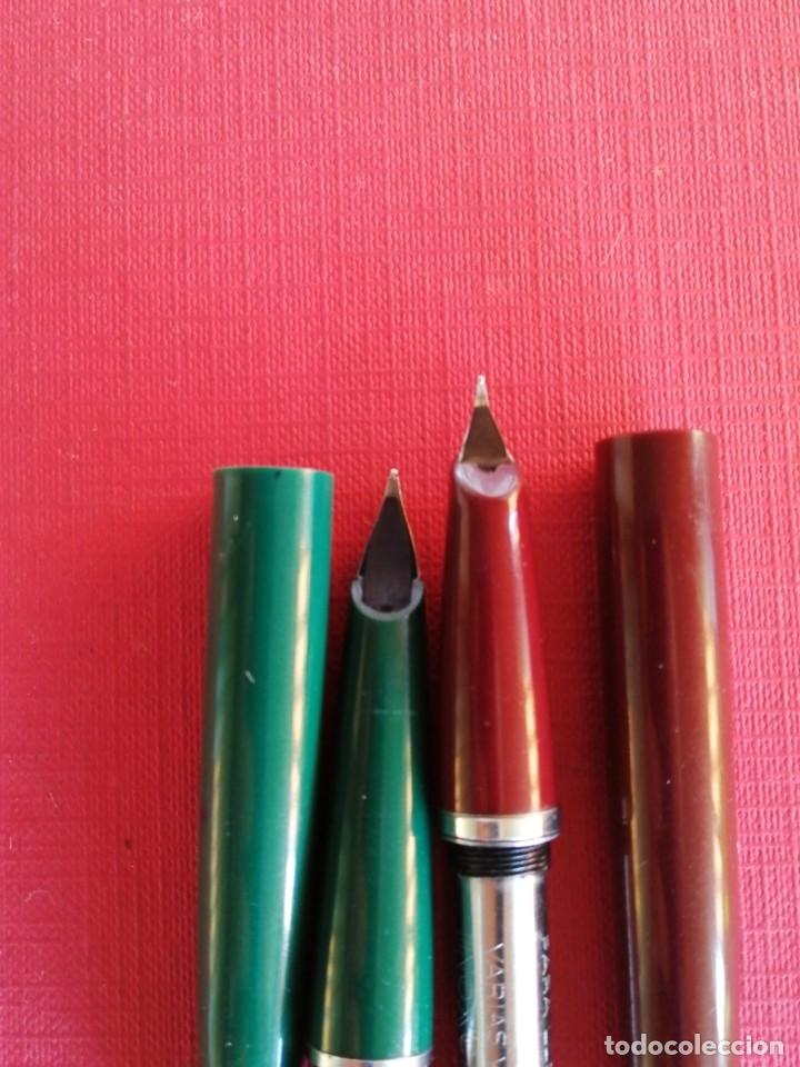Plumas estilogr&aacute;ficas antiguas: 2 Plumas Estilogr&aacute;ficas Inoxcrom - Foto 6