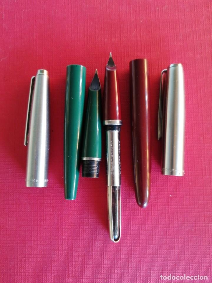 Plumas estilogr&aacute;ficas antiguas: 2 Plumas Estilogr&aacute;ficas Inoxcrom - Foto 7