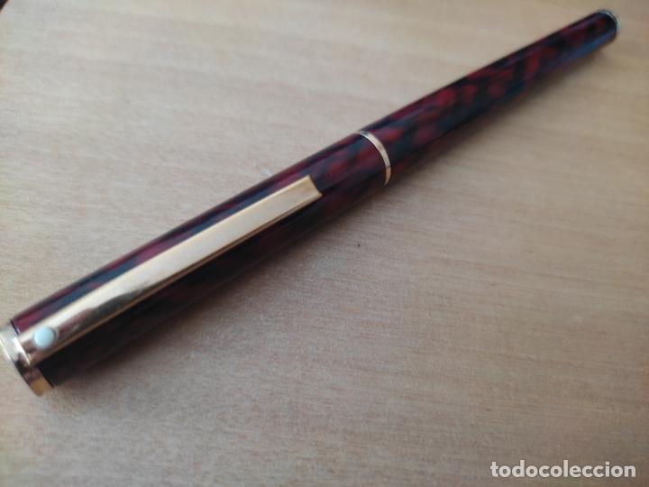 Plumas estilogr&aacute;ficas antiguas: SHEAFFER PLUMA LACADA 13,6 CM - Foto 11
