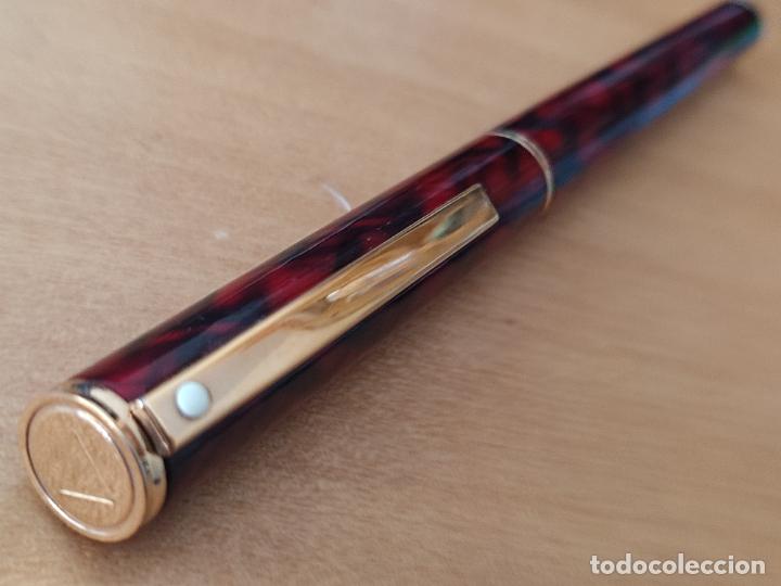 Plumas estilogr&aacute;ficas antiguas: SHEAFFER PLUMA LACADA 13,6 CM - Foto 1
