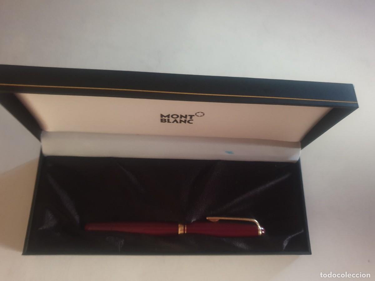 Plumas estilogr&aacute;ficas antiguas: Pluma Montblanc Bourdeos 252 . DIFICIL - Foto 2