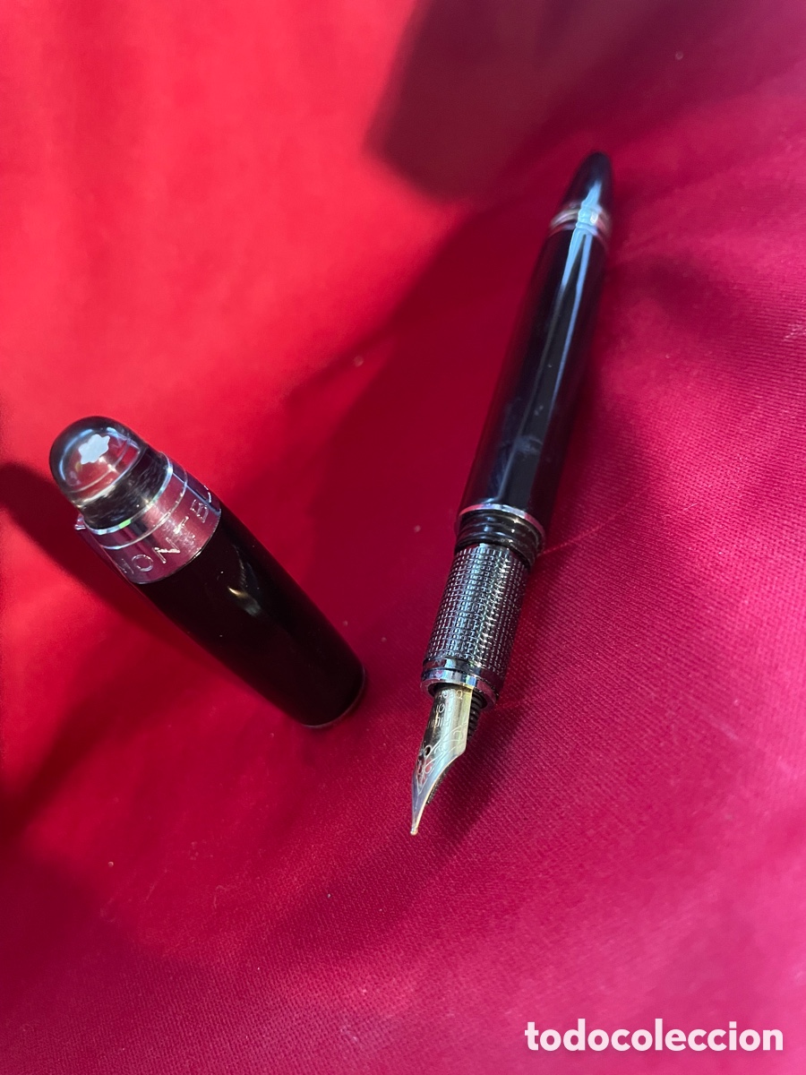 Plumas estilogr&aacute;ficas antiguas: Estilogr&aacute;fica MONTBLANC (r&eacute;plica) - Foto 3