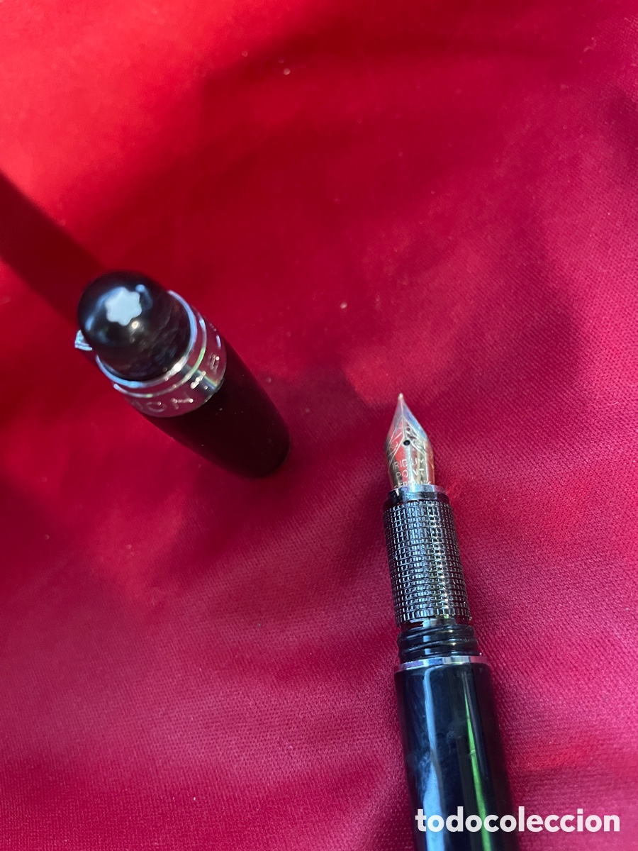Plumas estilogr&aacute;ficas antiguas: Estilogr&aacute;fica MONTBLANC (r&eacute;plica) - Foto 5