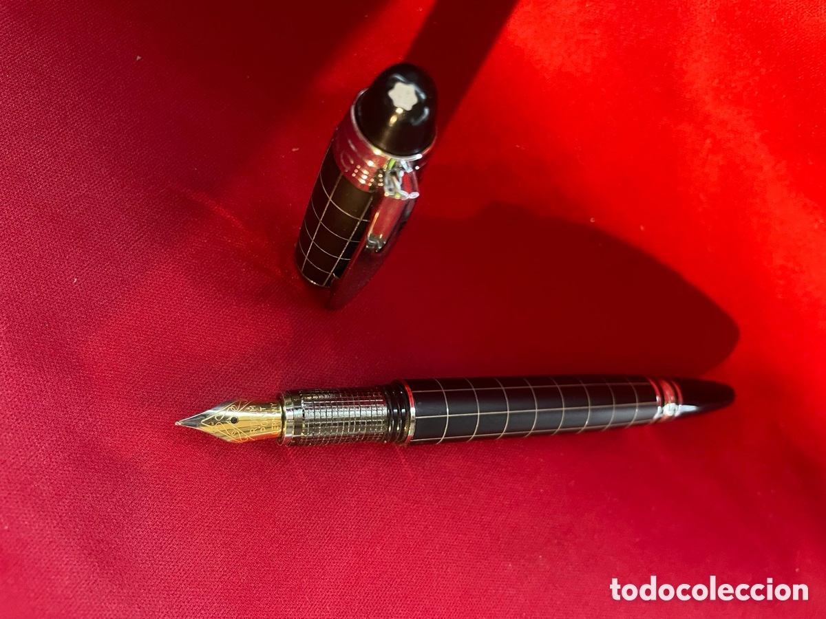 Plumas estilogr&aacute;ficas antiguas: Estilogr&aacute;fica MONTBLANC (r&eacute;plica) - Foto 4
