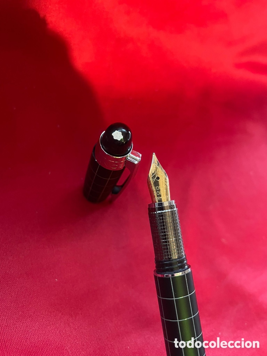 Plumas estilogr&aacute;ficas antiguas: Estilogr&aacute;fica MONTBLANC (r&eacute;plica) - Foto 5