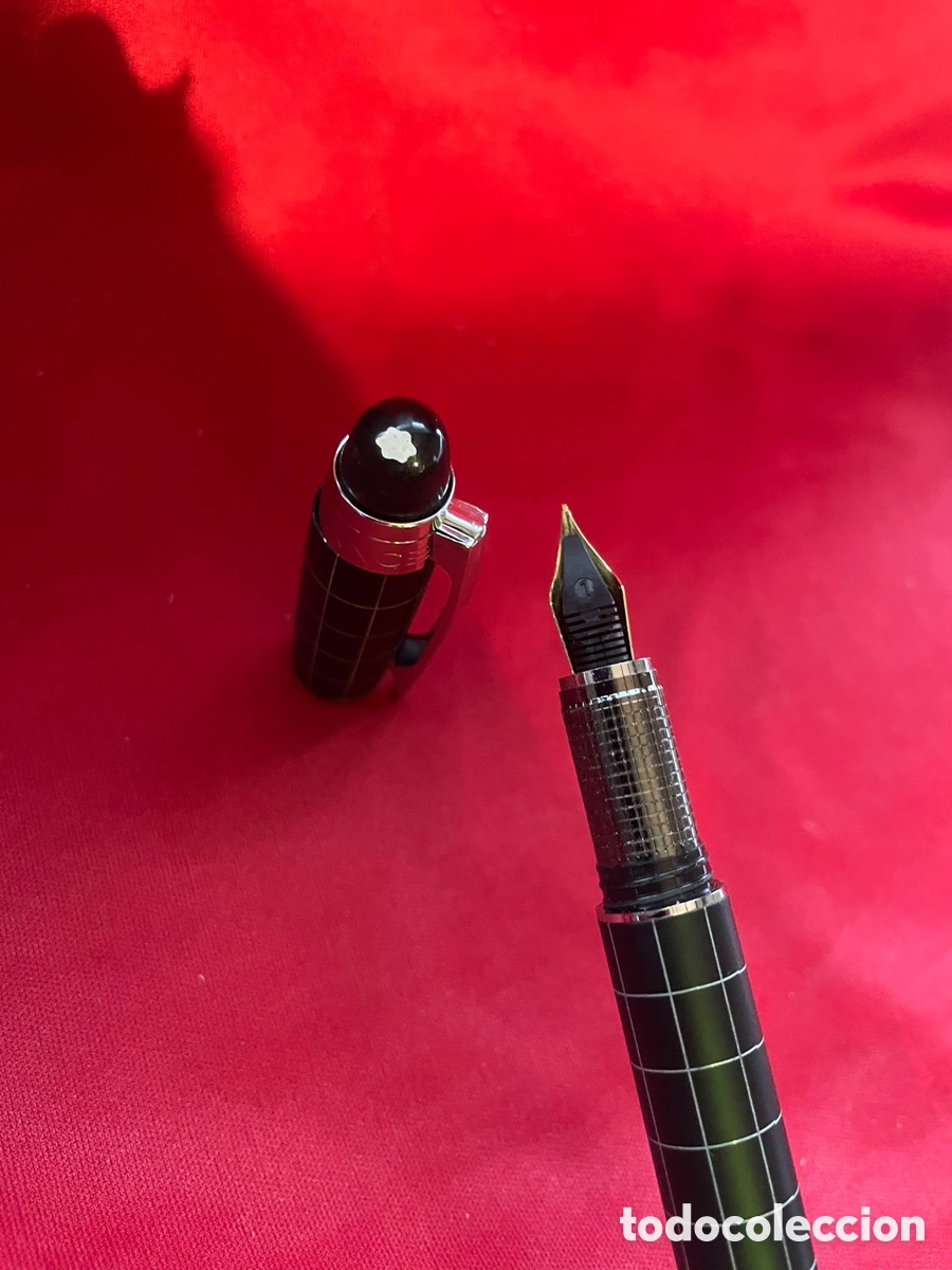 Plumas estilogr&aacute;ficas antiguas: Estilogr&aacute;fica MONTBLANC (r&eacute;plica) - Foto 6