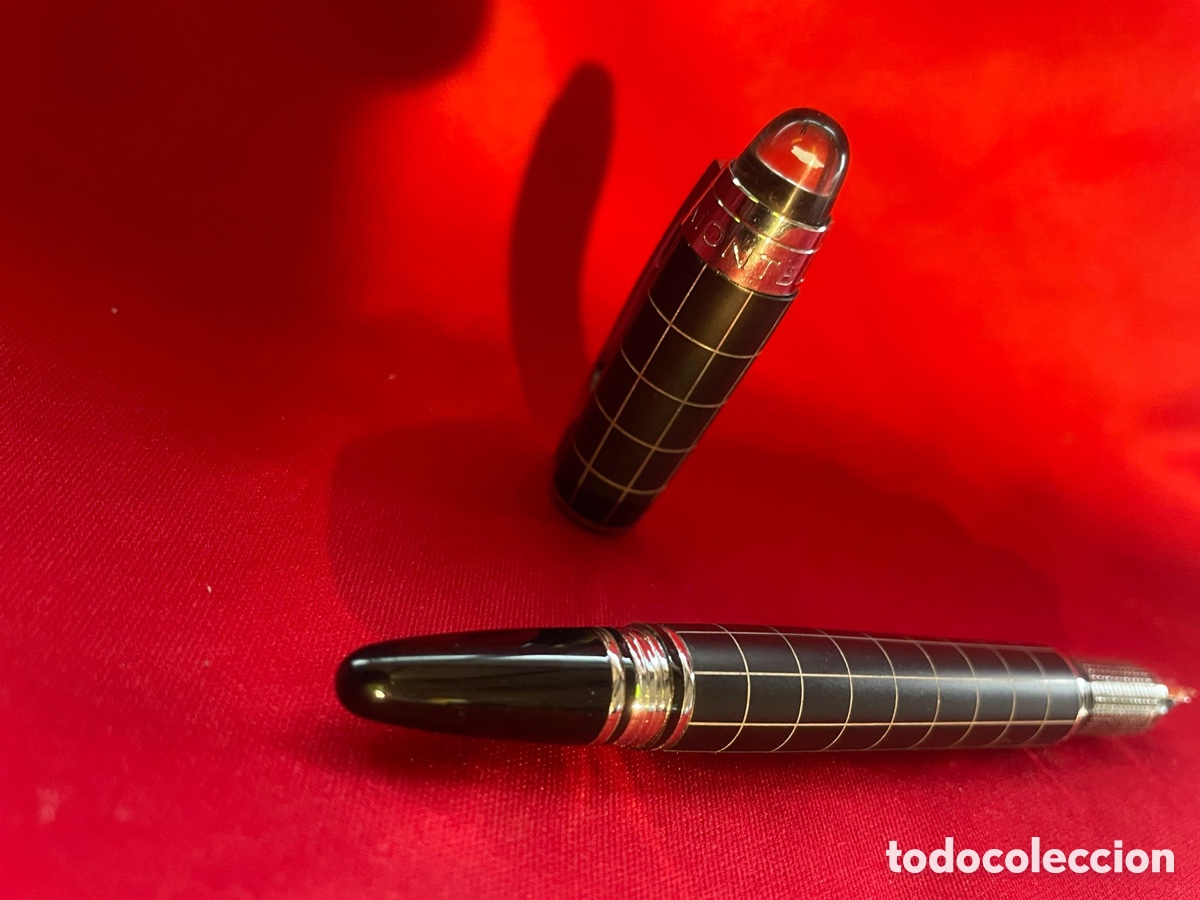 Plumas estilogr&aacute;ficas antiguas: Estilogr&aacute;fica MONTBLANC (r&eacute;plica) - Foto 7