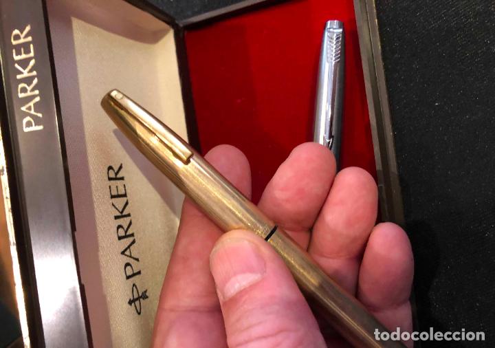 Plumas estilogr&aacute;ficas antiguas: CONJUNTO 2 PLUMAS UNA PARQUER Y OTRA SHEAFFER - Foto 7