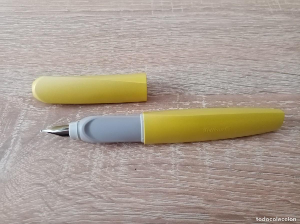 Plumas estilogr&aacute;ficas antiguas: PLUMA PELIKAN TWIST AMARILLA - Foto 3