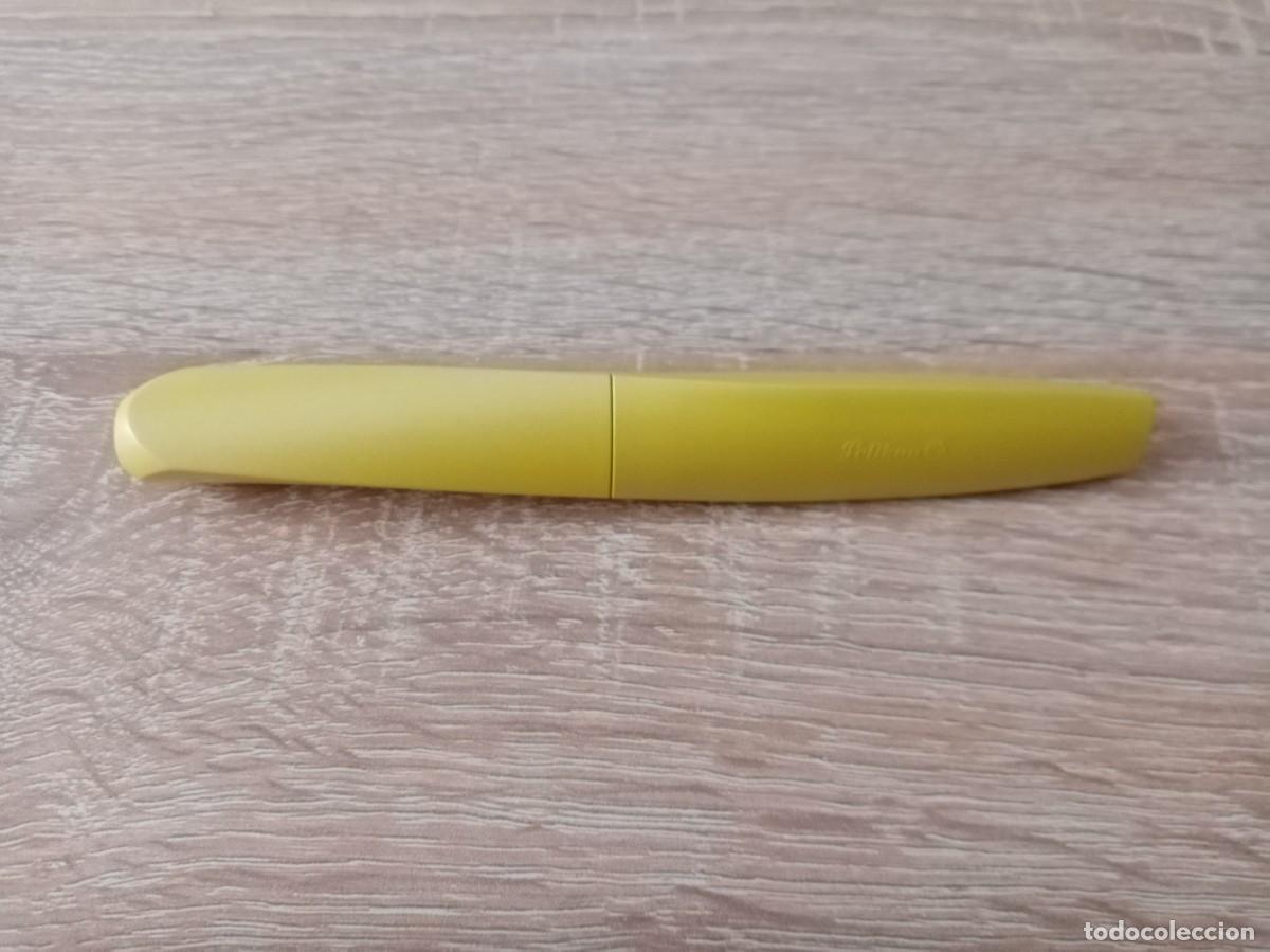 Plumas estilogr&aacute;ficas antiguas: PLUMA PELIKAN TWIST AMARILLA - Foto 4