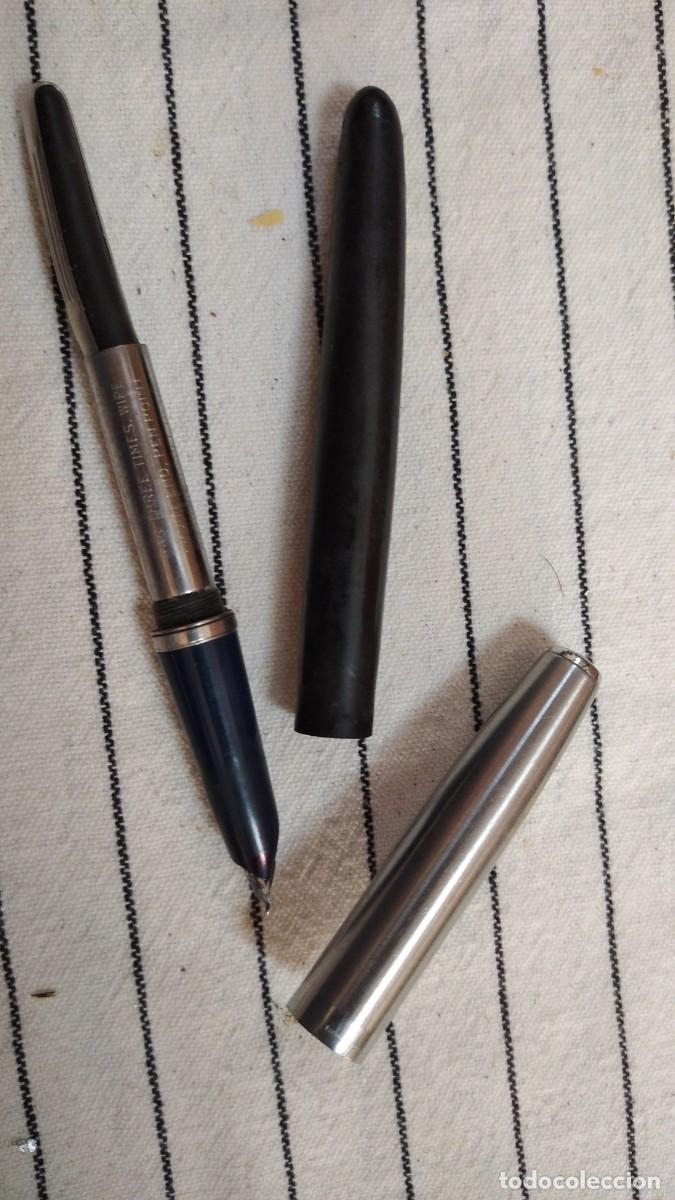 Plumas estilogr&aacute;ficas antiguas: Pluma Parker 21, made un usa - Foto 2