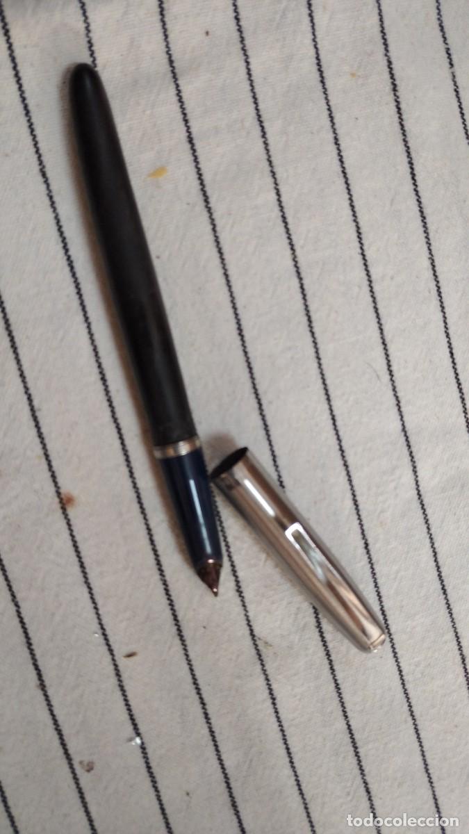 Plumas estilogr&aacute;ficas antiguas: Pluma Parker 21, made un usa - Foto 3