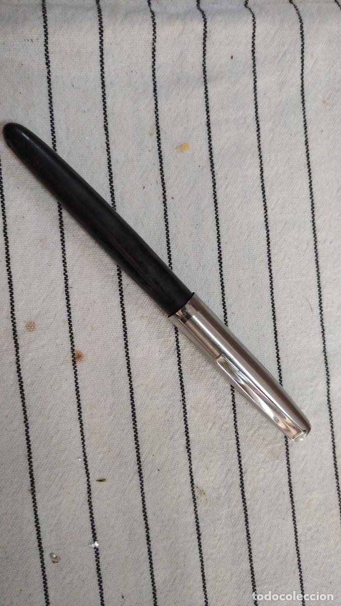 Plumas estilogr&aacute;ficas antiguas: Pluma Parker 21, made un usa - Foto 4