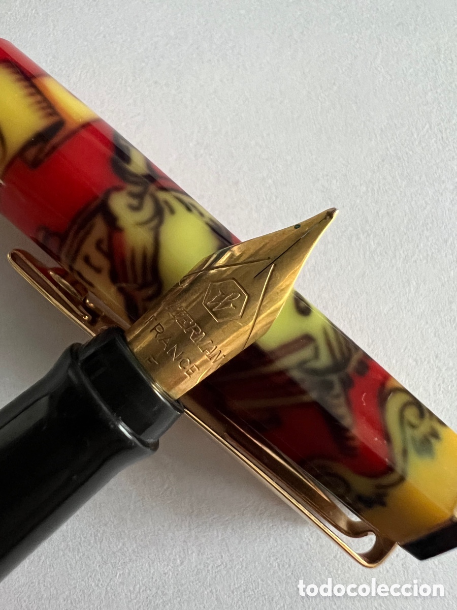 Plumas estilogr&aacute;ficas antiguas: Pluma Waterman Leonardo Da Vinci - Foto 6