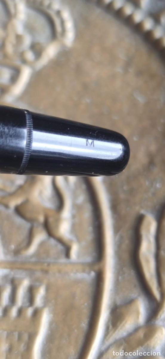 Plumas estilogr&aacute;ficas antiguas: MontBlanc 254. Grabada AEG - Foto 2