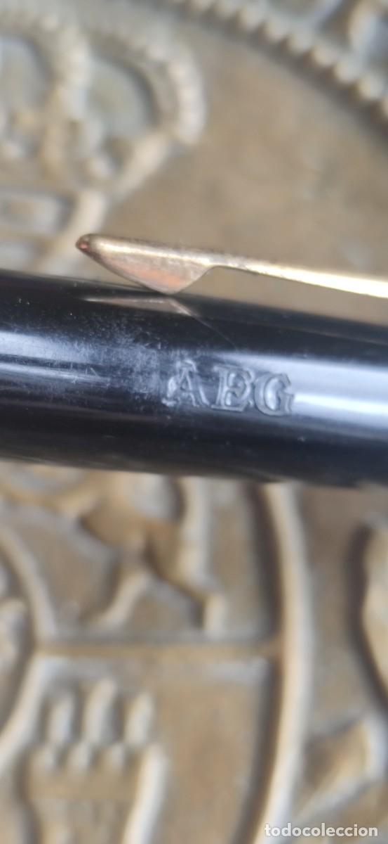 Plumas estilogr&aacute;ficas antiguas: MontBlanc 254. Grabada AEG - Foto 3