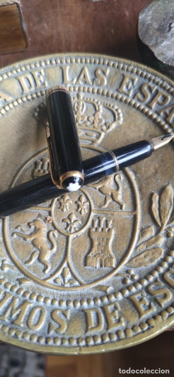 Plumas estilogr&aacute;ficas antiguas: MontBlanc 254. Grabada AEG - Foto 8