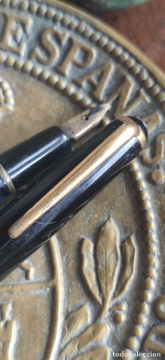 Plumas estilogr&aacute;ficas antiguas: MontBlanc 254. Grabada AEG - Foto 10