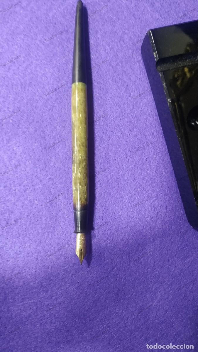 Plumas estilogr&aacute;ficas antiguas: PLUMA SHEAFFERS LIFETIME DE ESCRITORIO - Foto 3