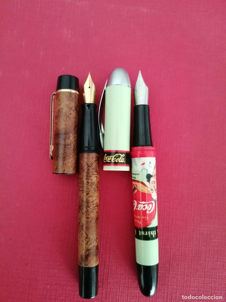Plumas estilogr&aacute;ficas antiguas: Dos Plumas Estilogr&aacute;ficas Stypen - Foto 4