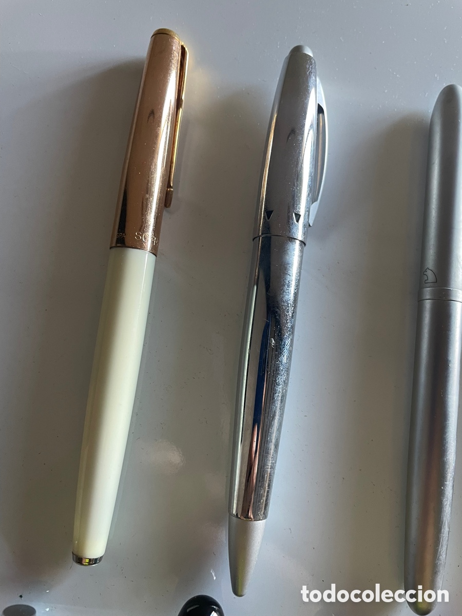 Plumas estilogr&aacute;ficas antiguas: Lote de plumas estilogr&aacute;ficas - Foto 3