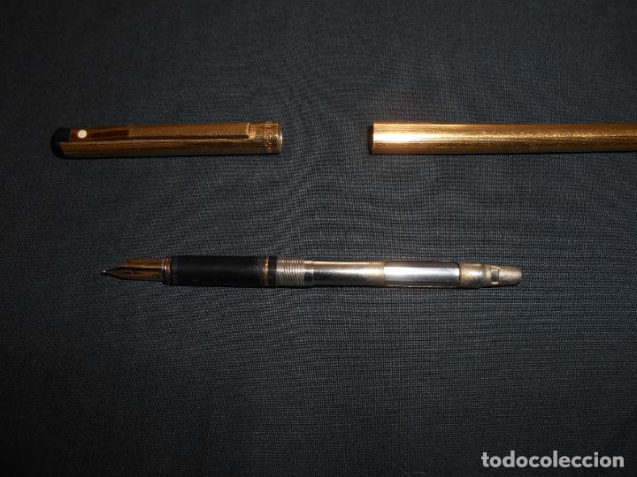 Plumas estilogr&aacute;ficas antiguas: PLUMA SHEAFFER - MADE IN U.S.A. - GOLD ELECTROPLATED - Foto 4