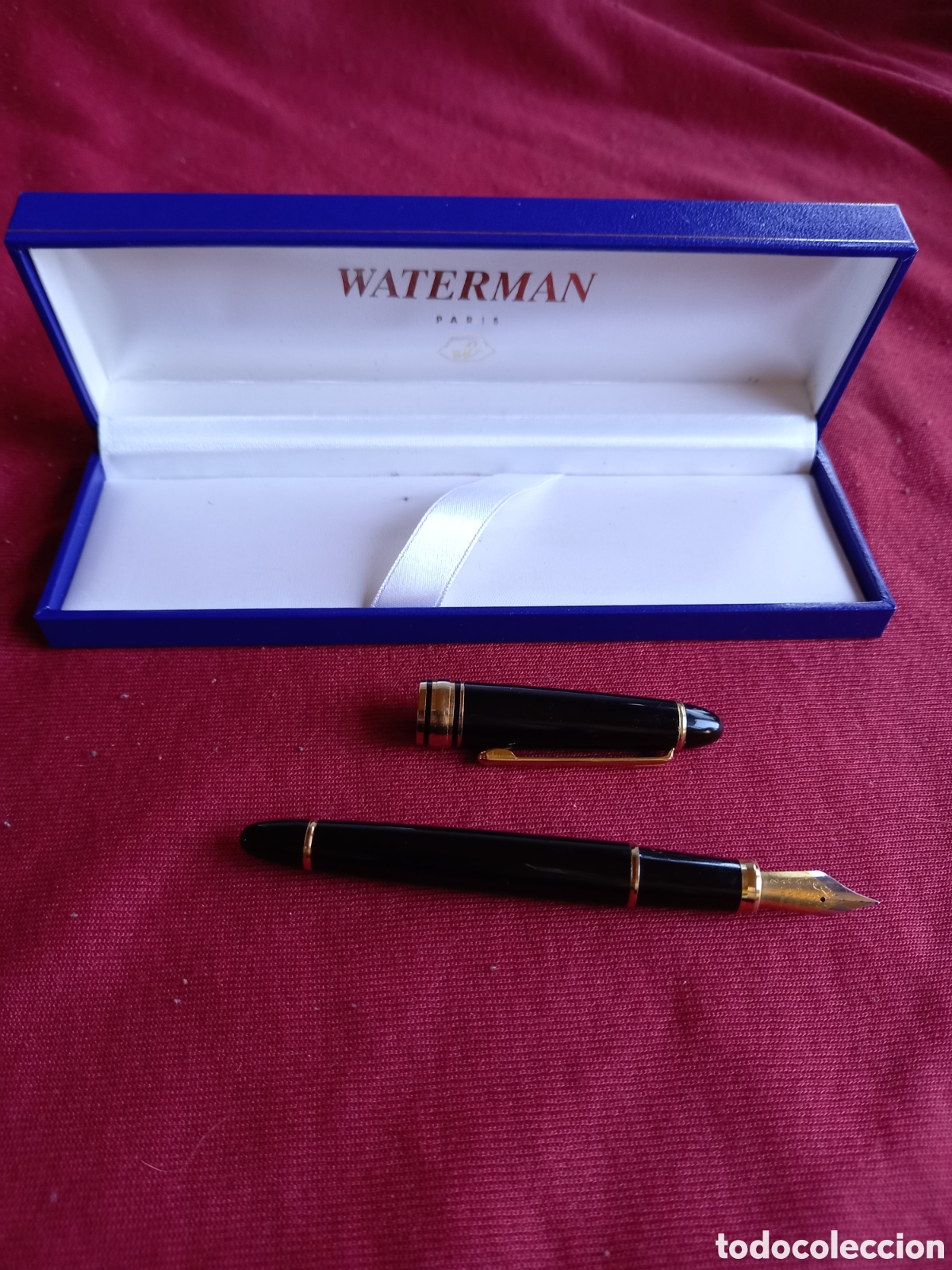 Plumas estilogr&aacute;ficas antiguas: CAJA WATERMAN MAS PLUMA A IDENTIFICAR - Foto 13