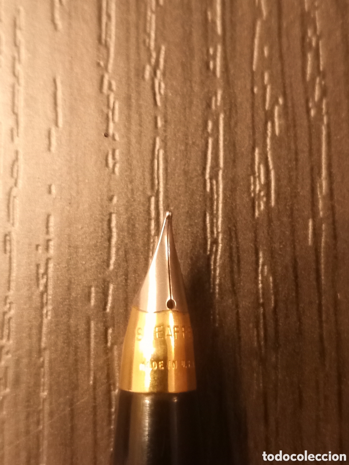 Plumas estilogr&aacute;ficas antiguas: Antigua Estilogr&aacute;fica SHEAFFER CREST TOUCHDOWN - Foto 8