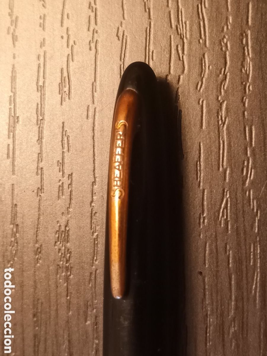 Plumas estilogr&aacute;ficas antiguas: Antigua Estilogr&aacute;fica SHEAFFER CREST TOUCHDOWN - Foto 5