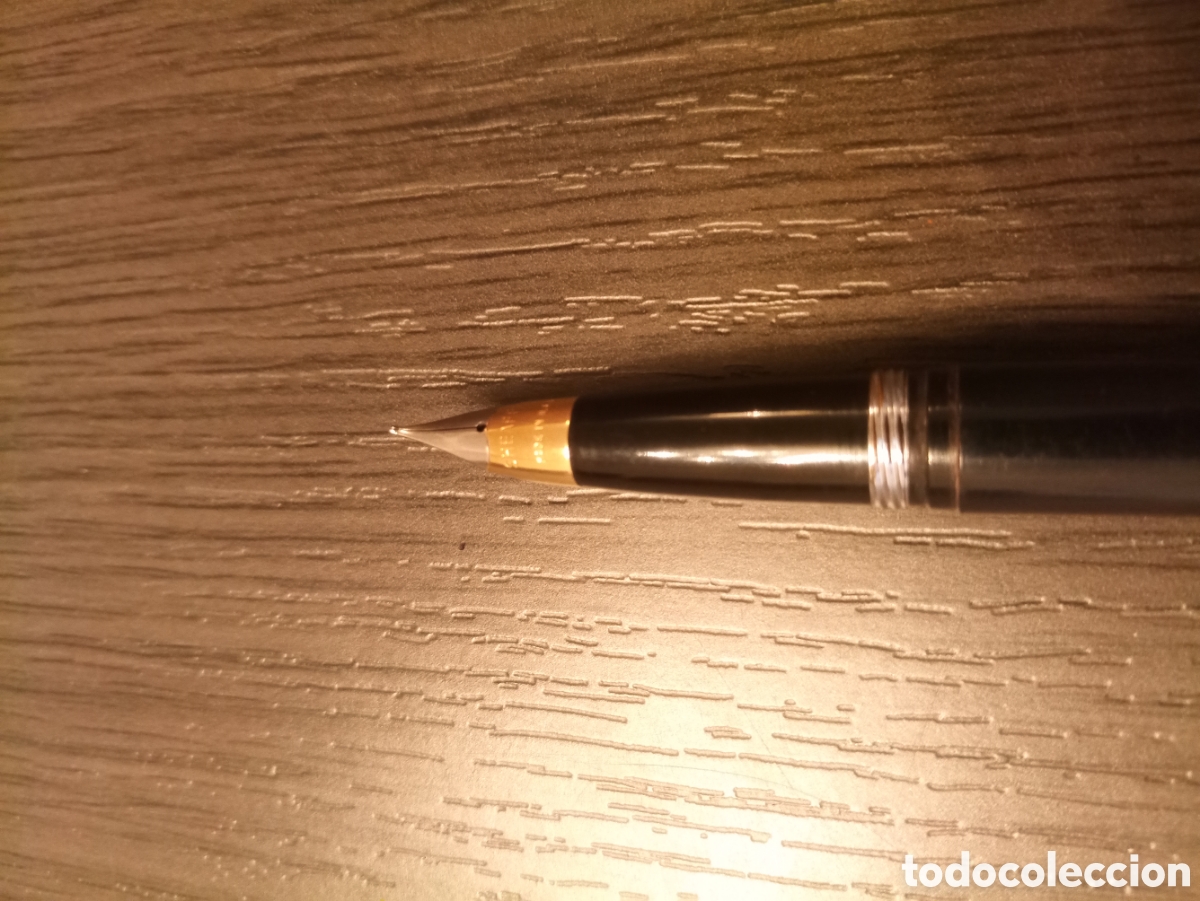 Plumas estilogr&aacute;ficas antiguas: Antigua Estilogr&aacute;fica SHEAFFER CREST TOUCHDOWN - Foto 9