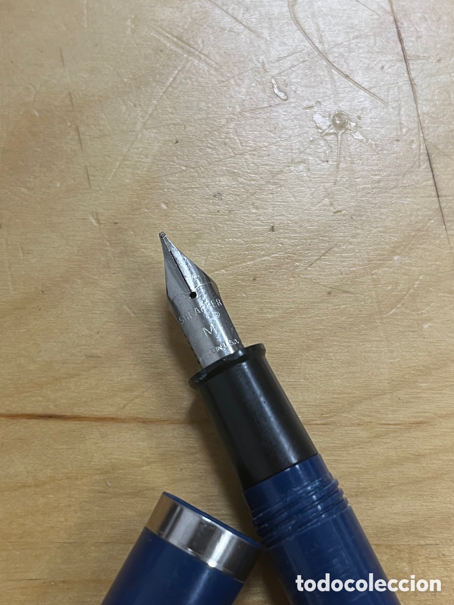 Plumas estilogr&aacute;ficas antiguas: Antigua pluma sheaffer La Caixa - Foto 5
