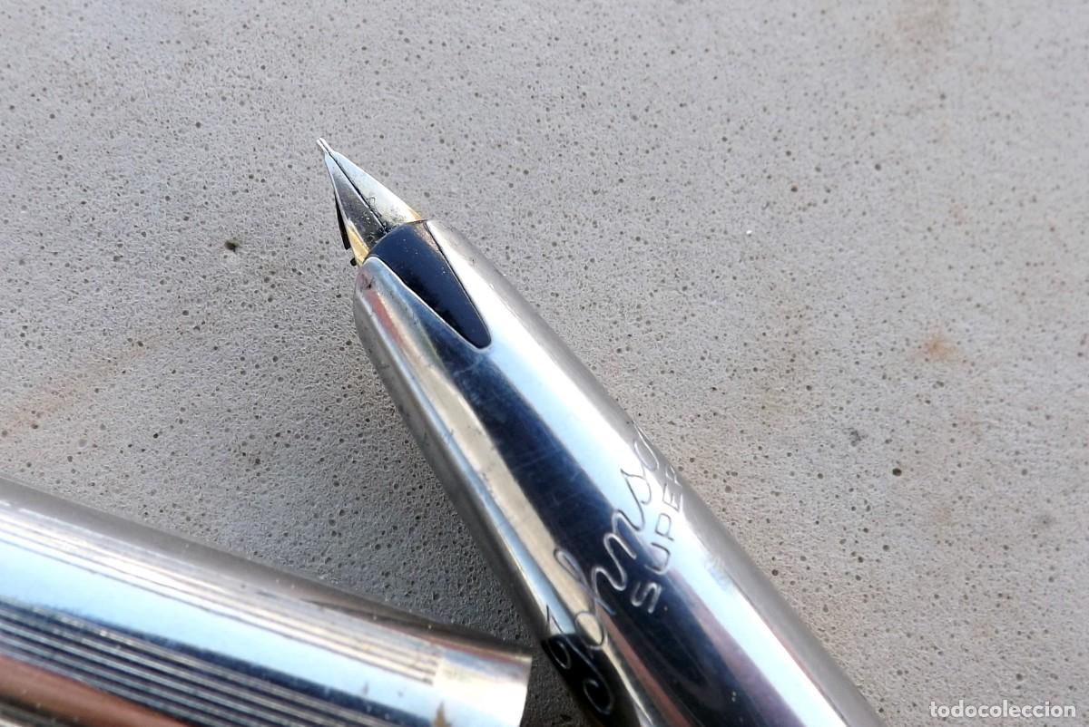 Plumas estilogr&aacute;ficas antiguas: PLUMA ESTILOGR&Aacute;FICA JOHNSON SUPER - Foto 7