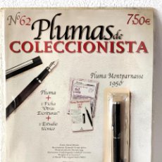 Plumas estilográficas antiguas: PLUMA MONTPARNASSE 1950 - PLUMAS DE COLECCIONISTA EDILIBRO Nº 62 - EN BLISTER