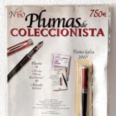 Plumas estilográficas antiguas: PLUMA GALIA 2000 - PLUMAS DE COLECCIONISTA EDILIBRO Nº 60 - EN BLISTER