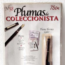 Plumas estilográficas antiguas: PLUMA HERMES 1980 - PLUMAS DE COLECCIONISTA EDILIBRO Nº 58 - EN BLISTER