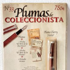 Plumas estilográficas antiguas: PLUMA CHERRY 2000 - PLUMAS DE COLECCIONISTA EDILIBRO Nº 33 - EN BLISTER