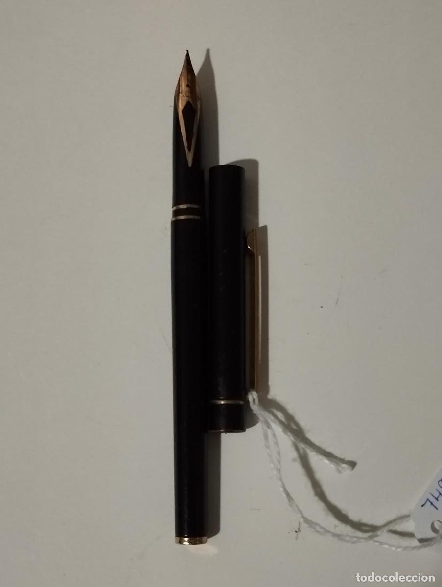 Plumas estilogr&aacute;ficas antiguas: ESTILOGR&Aacute;FICA SHEAFFER. PLUMIN DE ORO 14K. - Foto 2