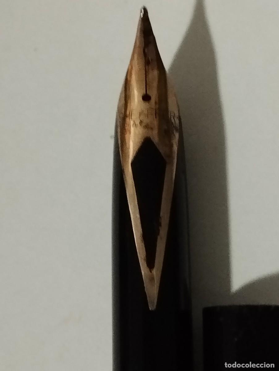 Plumas estilogr&aacute;ficas antiguas: ESTILOGR&Aacute;FICA SHEAFFER. PLUMIN DE ORO 14K. - Foto 3
