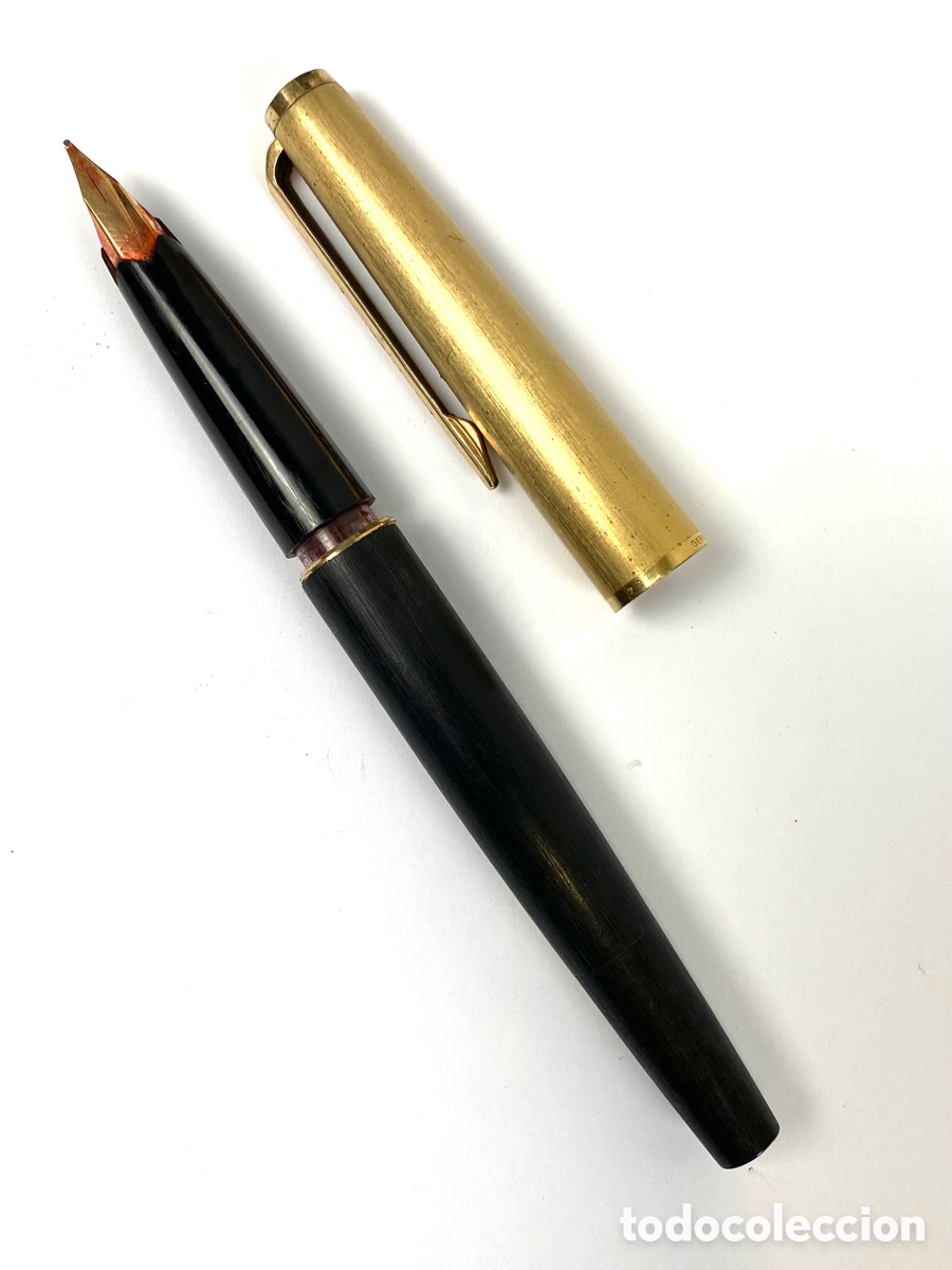 Plumas estilogr&aacute;ficas antiguas: PLUMA MONTBLANC 224, PLUMIN 585 - Foto 2