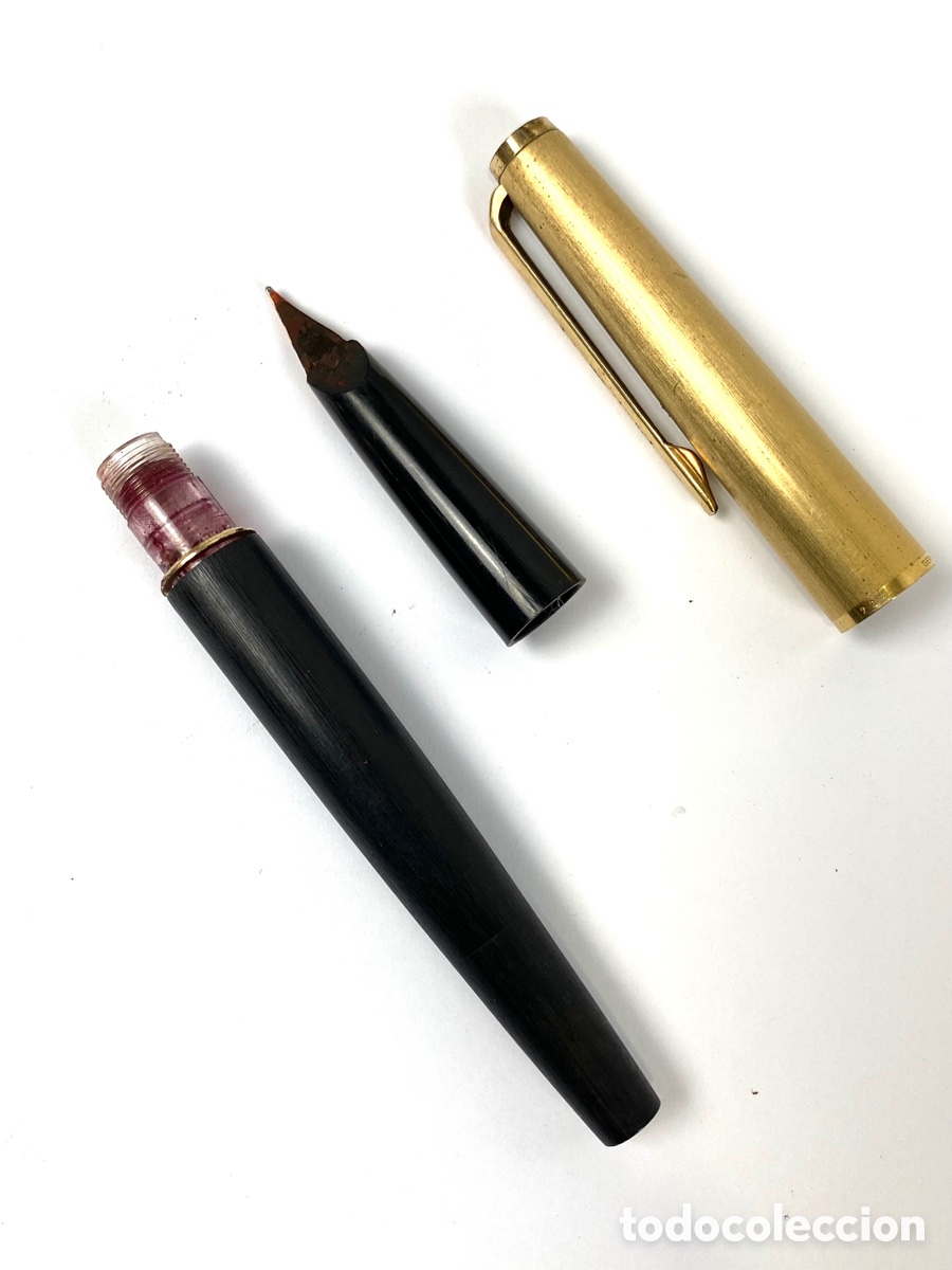 Plumas estilogr&aacute;ficas antiguas: PLUMA MONTBLANC 224, PLUMIN 585 - Foto 3