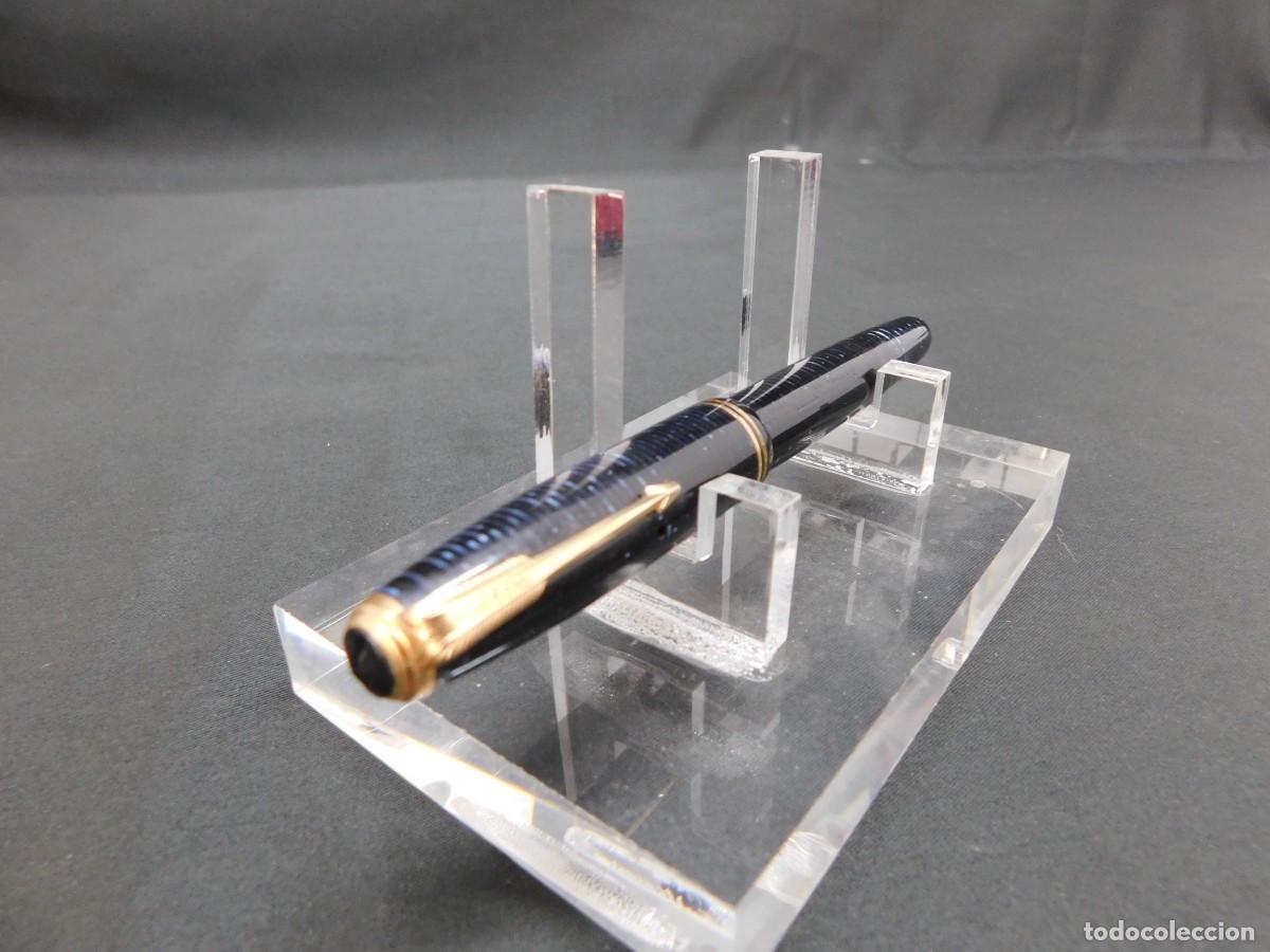 Plumas estilogr&aacute;ficas antiguas: PLUMA PARKER - VACUMATIC CANADA - 14K - Foto 2