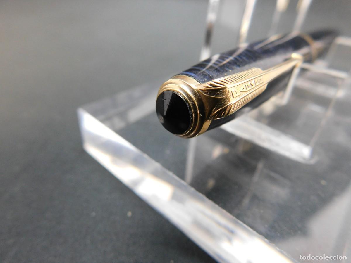 Plumas estilogr&aacute;ficas antiguas: PLUMA PARKER - VACUMATIC CANADA - 14K - Foto 5