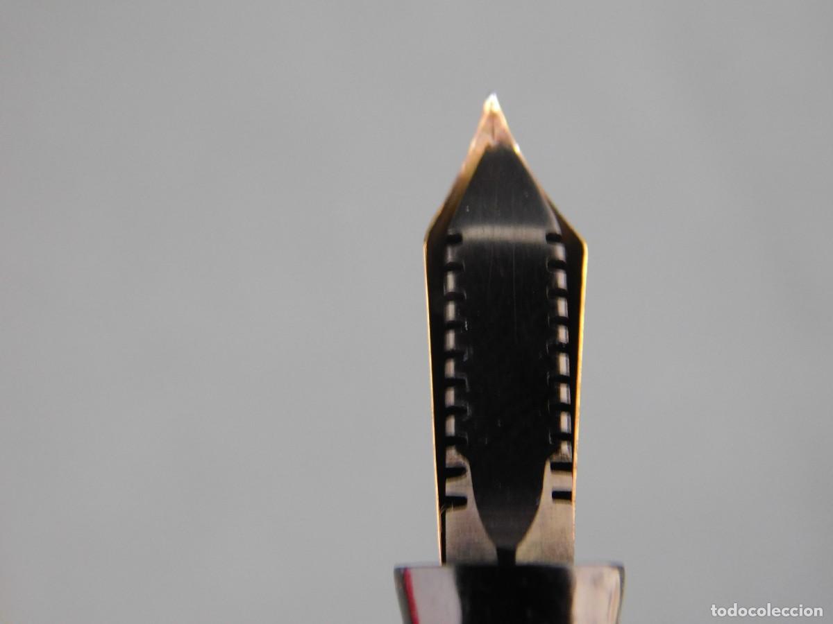 Plumas estilogr&aacute;ficas antiguas: PLUMA PARKER - VACUMATIC CANADA - 14K - Foto 11