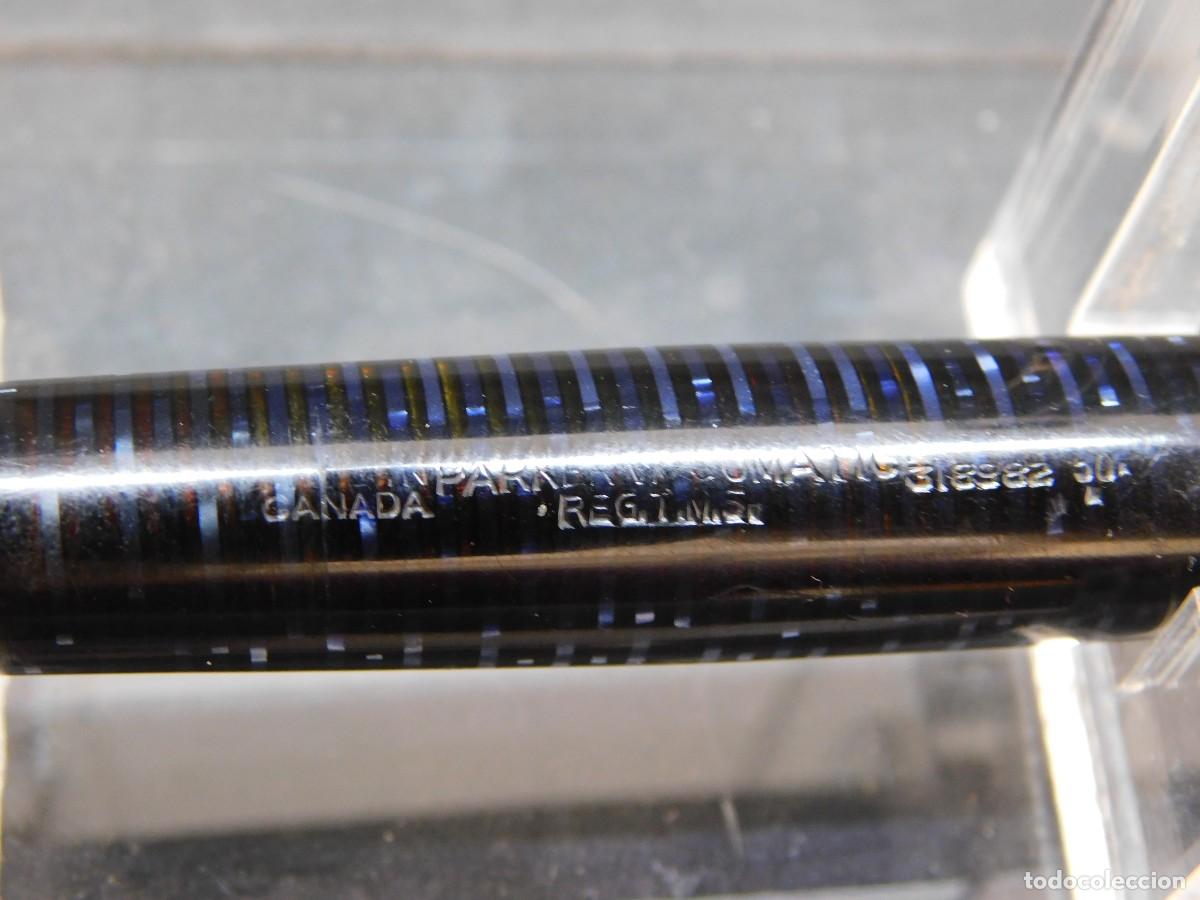 Plumas estilogr&aacute;ficas antiguas: PLUMA PARKER - VACUMATIC CANADA - 14K - Foto 12
