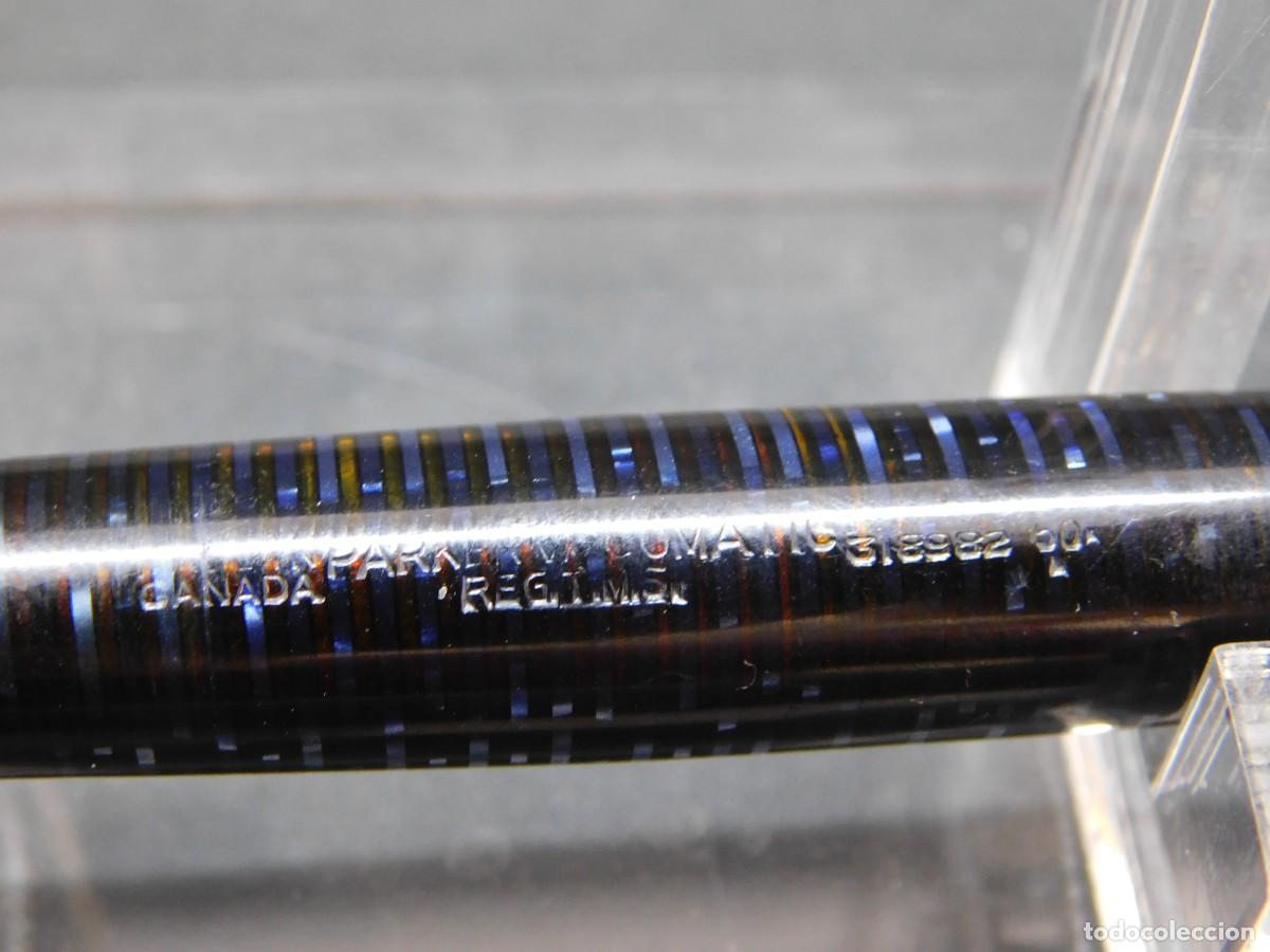 Plumas estilogr&aacute;ficas antiguas: PLUMA PARKER - VACUMATIC CANADA - 14K - Foto 13