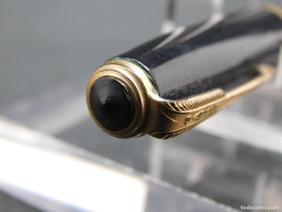 Plumas estilogr&aacute;ficas antiguas: PLUMA PARKER - VACUMATIC USA - 14K - Foto 4