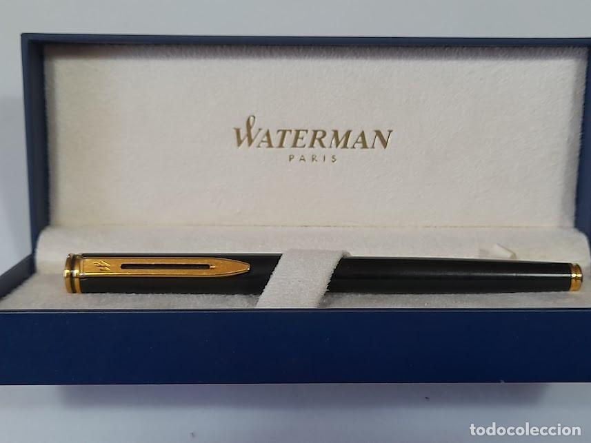 Plumas estilogr&aacute;ficas antiguas: Waterman pluma Paris, funciona perfectamente con caja original. - Foto 2