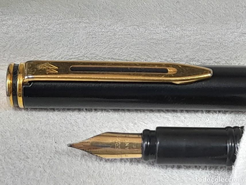 Plumas estilogr&aacute;ficas antiguas: Waterman pluma Paris, funciona perfectamente con caja original. - Foto 3