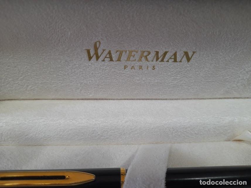 Plumas estilogr&aacute;ficas antiguas: Waterman pluma Paris, funciona perfectamente con caja original. - Foto 5